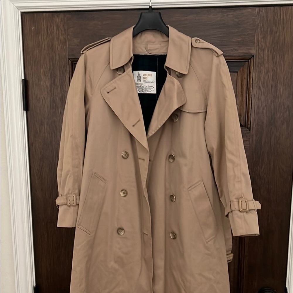 Vintage London Fog Beige Trench Coat
